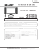 Sharp LC-37HV4U Service Manual