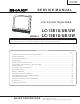 Sharp LC-13E1U Service Manual