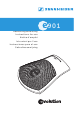 Sennheiser evolution e901 Instructions For Use Manual