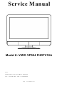 Vizio VP504 FHDTV10A Service Manual