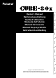 Roland cube-80x Owner's Manual
