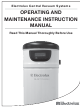 Electrolux Quiet Clean PU3650 Operating And Maintenance Instruction Manual