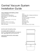 Electrolux Quiet Clean PU3650 Installation Manual