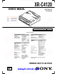 Sony XR-C4120 Service Manual
