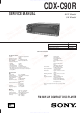 Sony CDX-C90R Service Manual