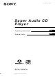 Sony SCD-XE670 Operating Instructions Manual