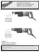 Milwaukee 6509 series Operator's Manual