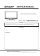 Sharp LC-26DV24U A Service Manual