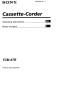 Sony TCM-4TR Operating Instructions Manual