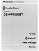 Pioneer DEH-P7000BT Operation Manual