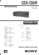 Sony CDX-C90R Service Manual
