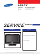 Samsung LA32A330J1N Series Service Manual