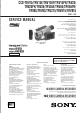Sony CCD-TRV15 Service Manual