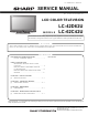 Sharp LC-42D62U Service Manual