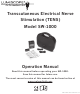 Lumiscope SW-1000 Operation Manual