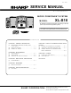 Sharp XL-S10 Service Manual