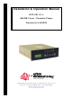 Audio international RCP-201-01-1 Nstallation & Operation Manual