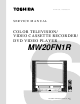 Toshiba MW20FN1R Service Manual