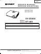 Sharp XV-Z2000 Service Manual