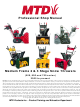 MTD 500 series Shop Manual