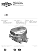Briggs & Stratton 400000 Extended Life Series Operator's Manual