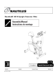 Nautilus U514 Assembly Manual