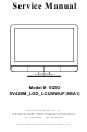 Vizio SV420M Service Manual