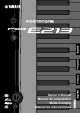 Yamaha PSR-E213 Owner's Manual