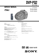 Sony DVP-PQ2 Service Manual