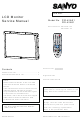 Sanyo PID-42AE1 Service Manual
