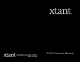 Xtant X1001 Owner's Manual