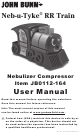 John Bunn Neb-u-Tyke RR Train B0112-164 User Manual