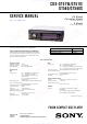 Sony CDX-GT51W Service Manual