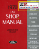 Ford Meteor 1970 Shop Manual