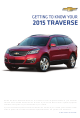 2015 CHEVROLET TRAVERSE OWNERS MANUAL PDF visual data 2
