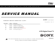 Sony KDL-32EX720 Service Manual
