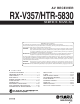 Yamaha RX-V357 Service Manual