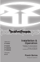 Rockford Fosgate P152S Installation & Operation Manual