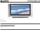 Sony KDS-R50XBR1 Training Manual