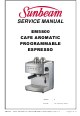 Sunbeam EM5800 Service Manual