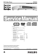 Philips DVD625 Service Manual