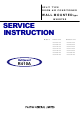 Fujitsu ASYA07LCC Service Instruction
