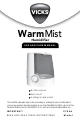 Vicks WarmMist V745A Use And Care Manual