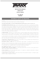 TRAXX 5418 Instruction Manual
