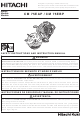 Hitachi CM 75EAP Instruction Manual