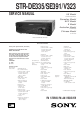 Sony STR-SE391 Service Manual