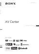 Sony XAV-70BT Operating Instructions Manual