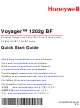 Honeywell VOYAGER 1202G BF Quick Start Manual