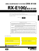Yamaha CRX-E100 Service Manual