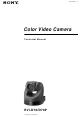 Sony EVI-D70 Technical Manual